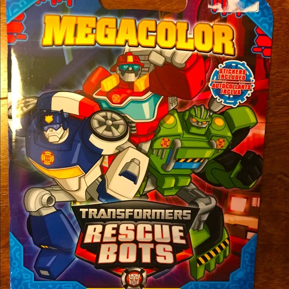3 FOR $20 rescue bots colouring & sticker books - Picture 4 of 4